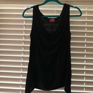 Black Wrap Shirt
